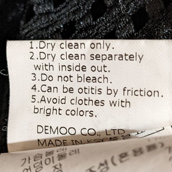 Demoo Parkchoonmoo Button Down Eyelet Collar & Sleeves Blouse Asymmetric Collar - Picture 8 of 8